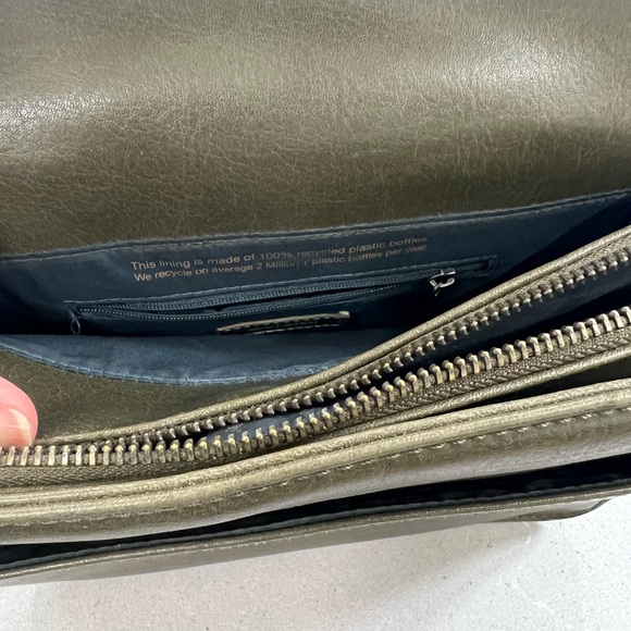 Olive Matt and Nat Vegan Leather Crossbody - Picture 6 of 9